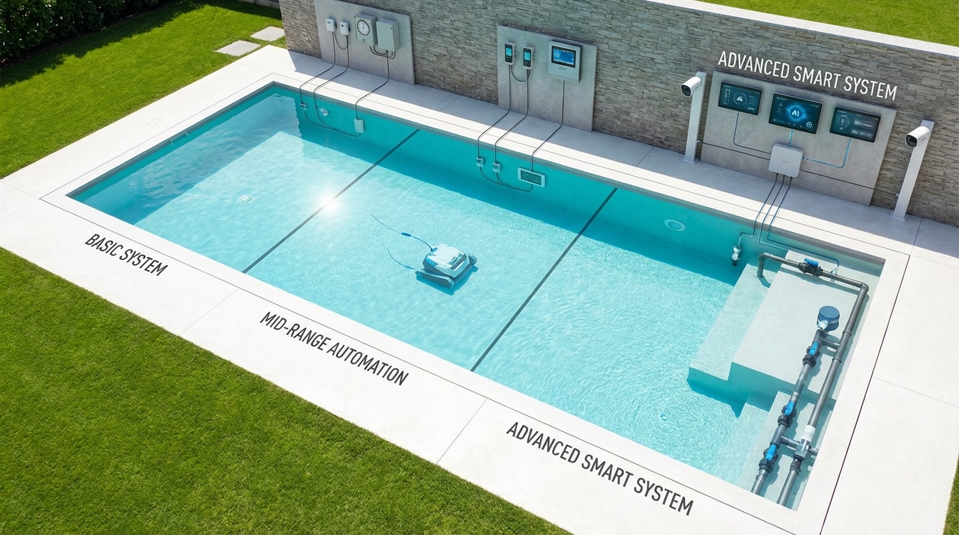 Сравнение типов автоматизированных систем для умного бассейна