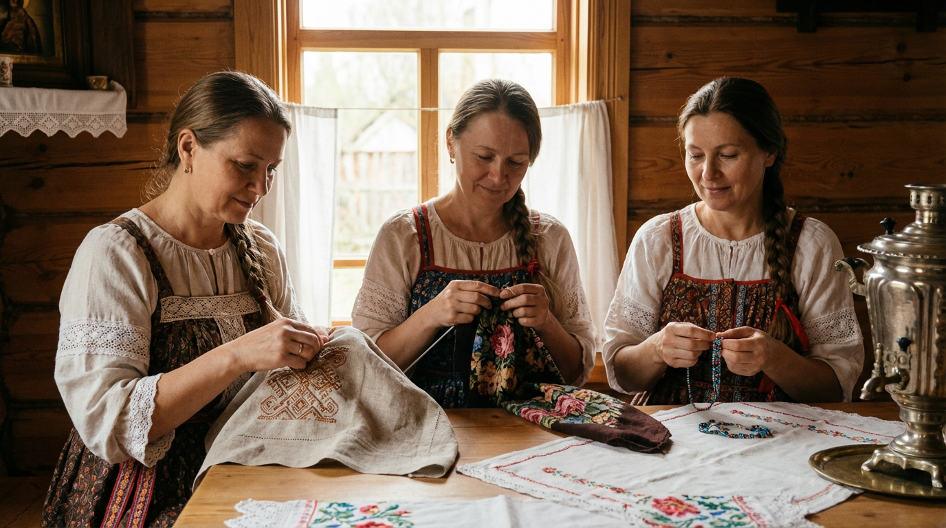 Женщины в России занимаются рукоделием для самовыражения