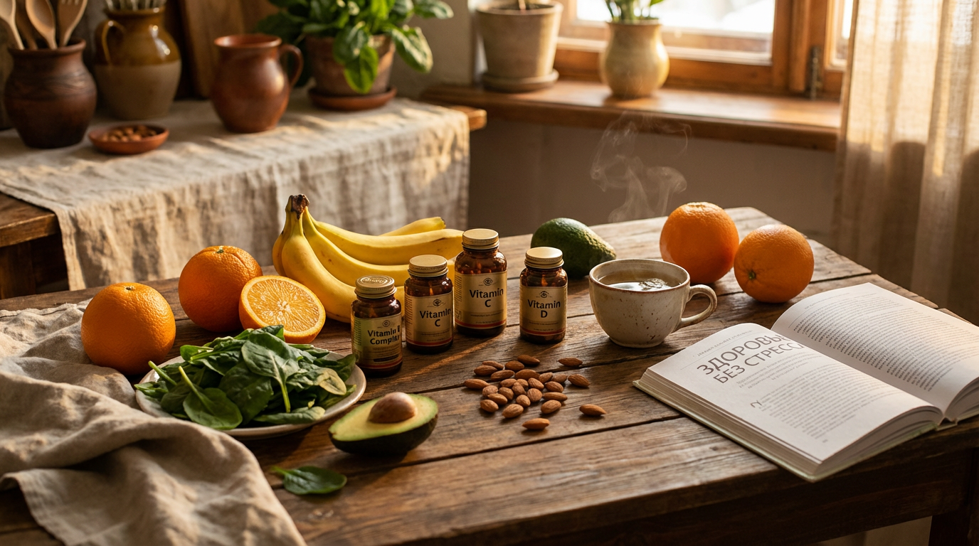 Витамины для снижения стресса в повседневной жизни