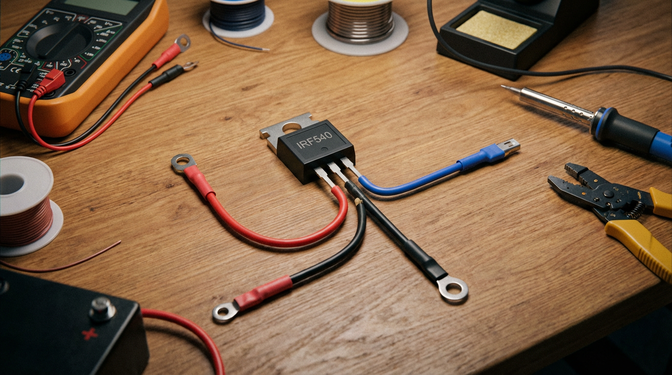 Схема подключения полевого транзистора в автоэлектрике