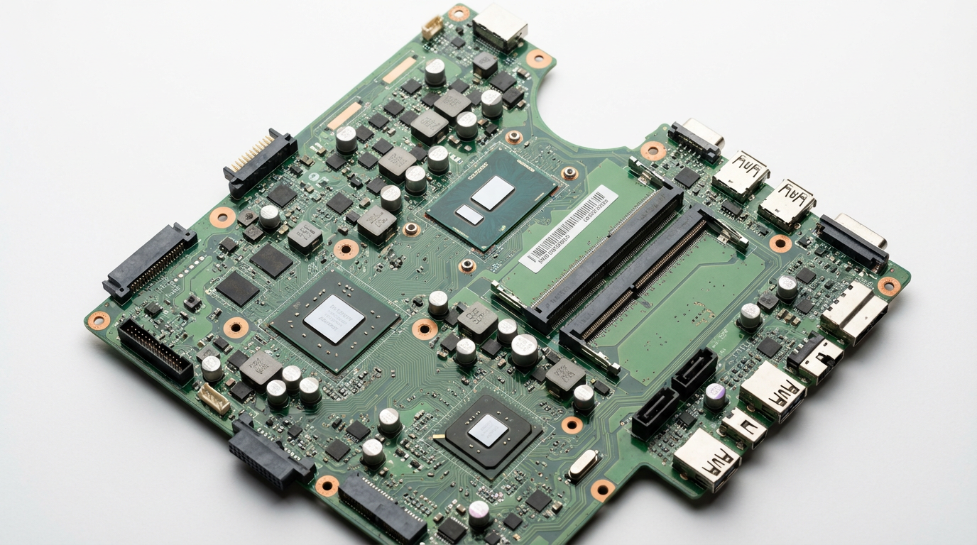 Компоненты материнской платы ноутбука