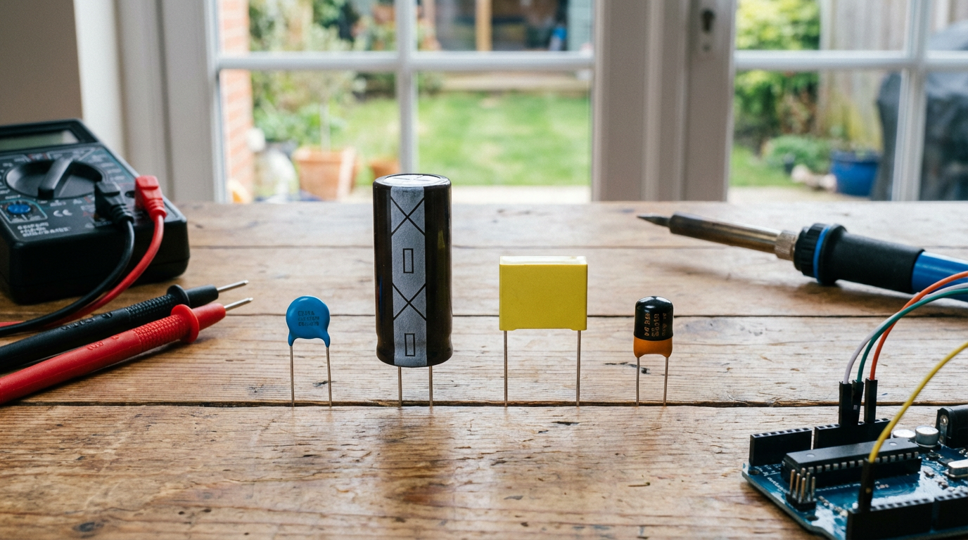 Сравнение типов конденсаторов для электроники умной дачи