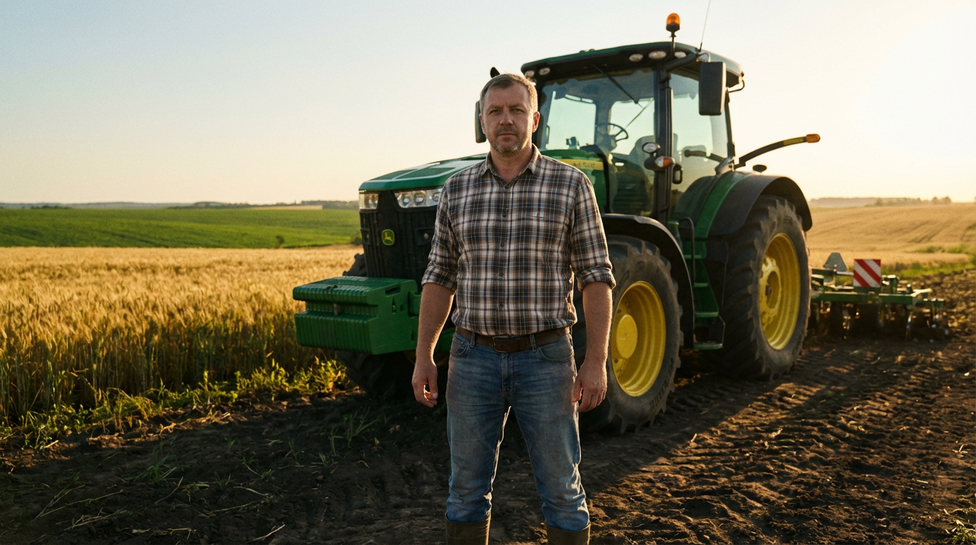 Дмитрий Соколов — портрет автора в профессиональной среде с элементами агротехники