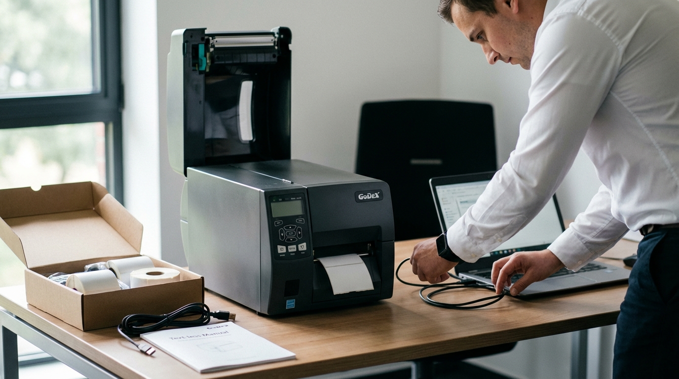 Процесс установки и настройки принтера Godex G500