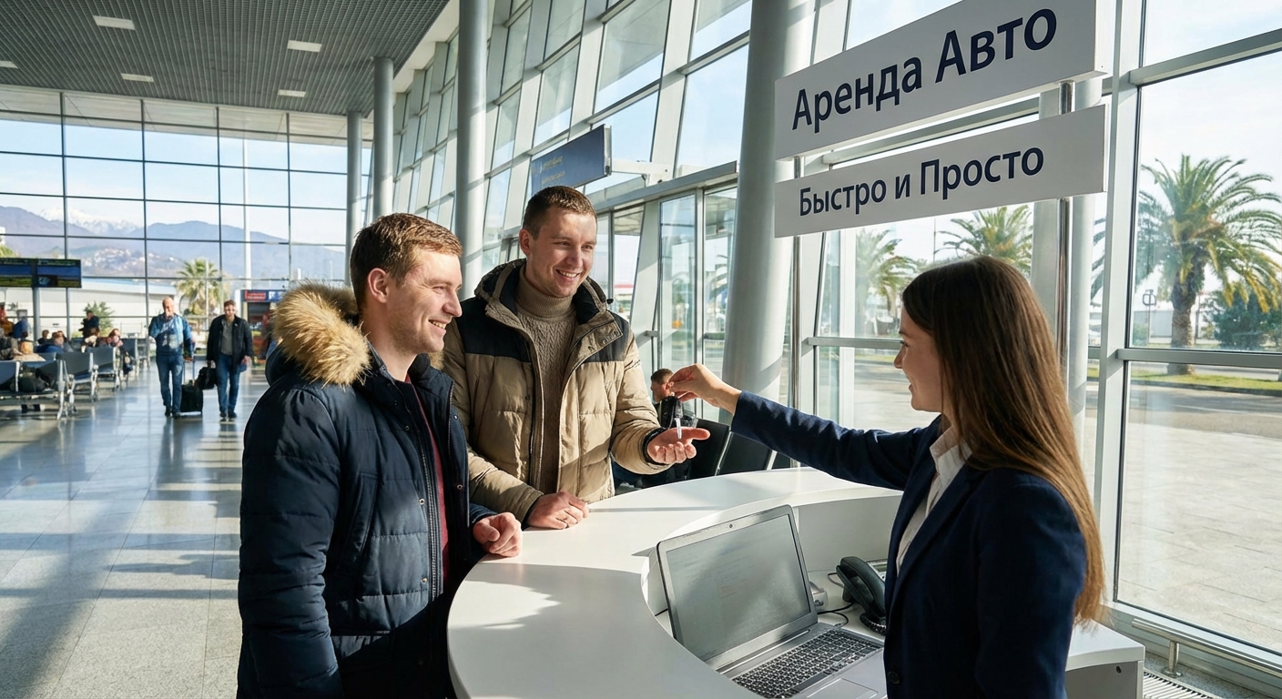 Аренда авто в Сочи в аэропорту: как быстро взять машину по прилету