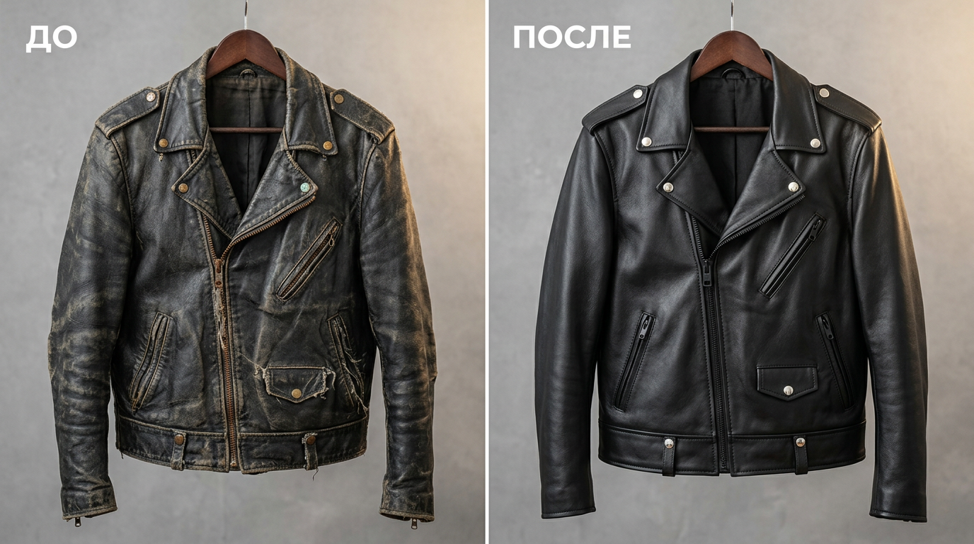 Примеры обновления старой куртки новой фурнитурой до и после
