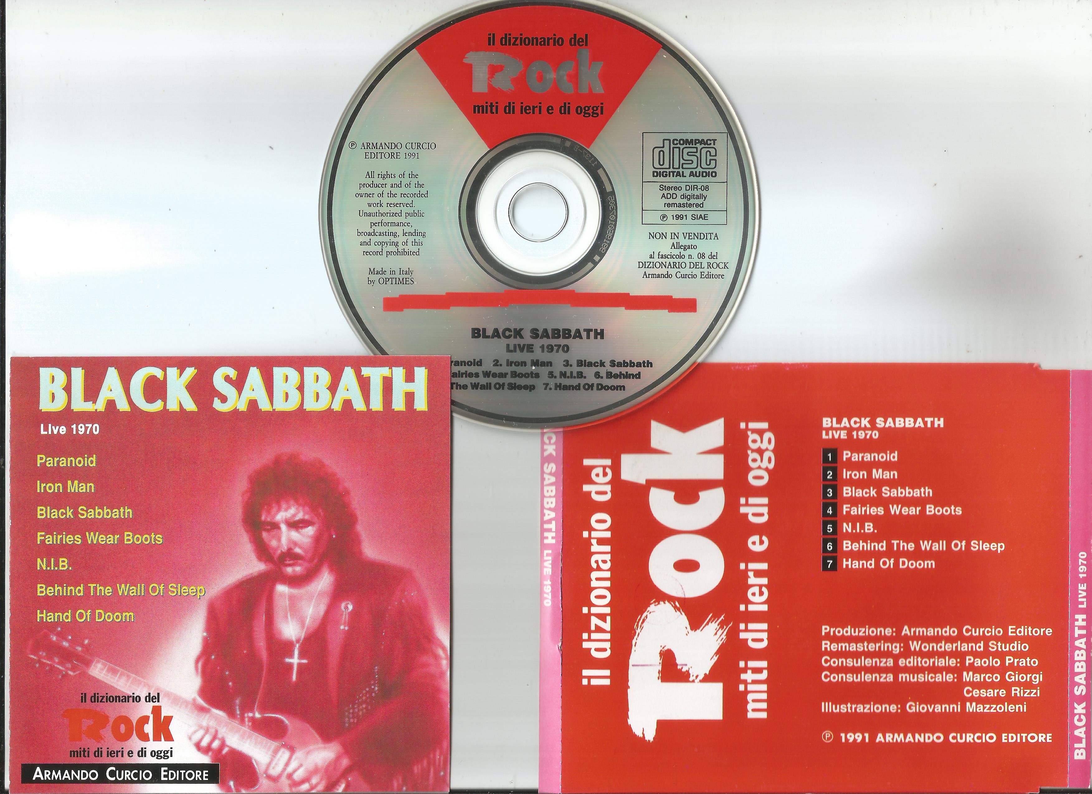 BLACK SABBATH Live 1970