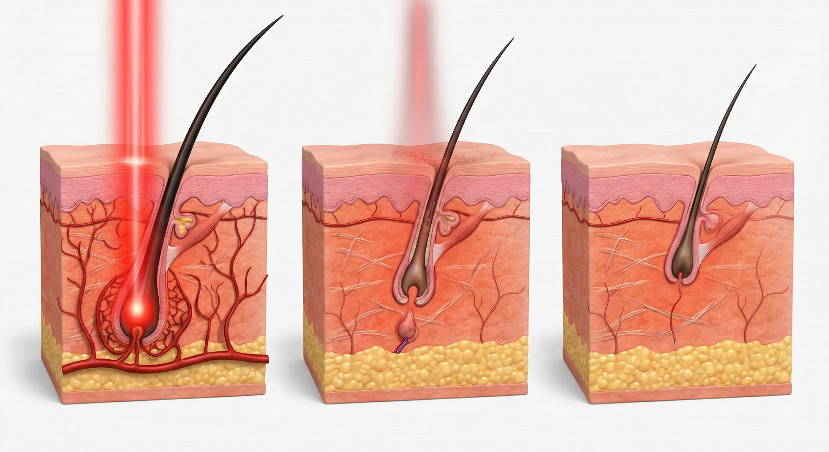 цикл роста волос анаген катаген телоген лазерная эпиляция бикини
