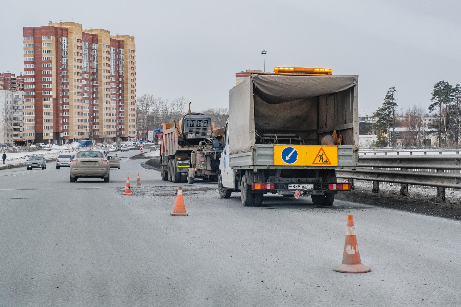 В Перми отремонтируют 15 дорожных участков: список улиц и графики работ