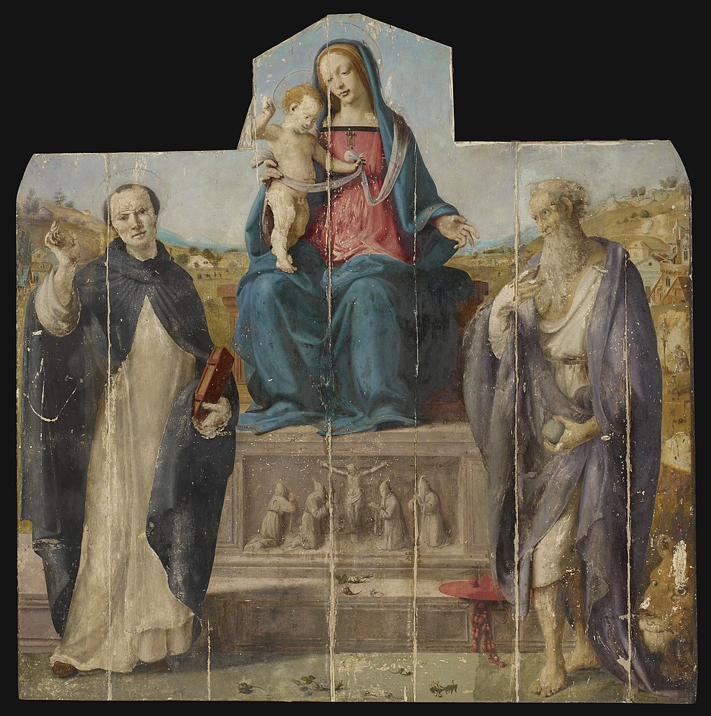 30-Piero_di_Cosimo_-_Virgin_and_Child_with_Saints_Vincent_Ferrer_and_Jerome_-_1871.73_-_Yale_University_Art_Gallery.jpg