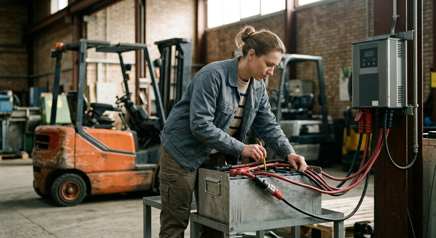 Тяговая АКБ 48V 500Ah: на какую технику ставить и как правильно заряжать