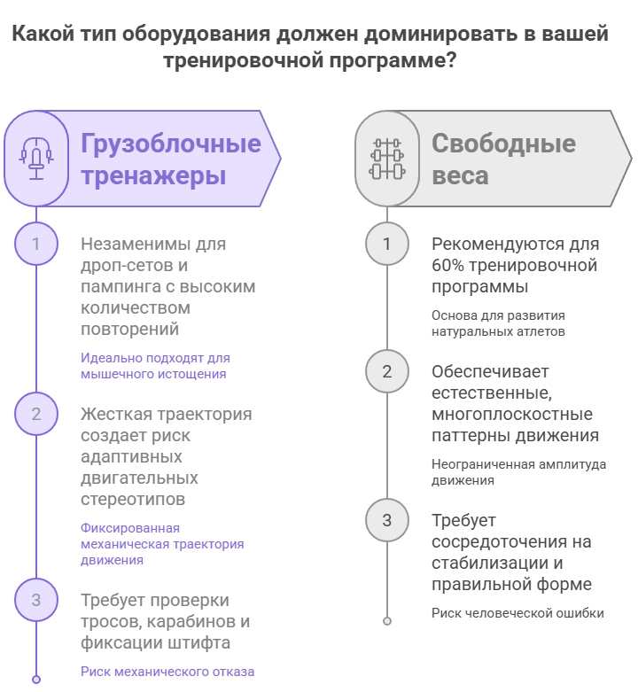 Инфографика - тренировочный процесс от экспертов Sport-Gym 