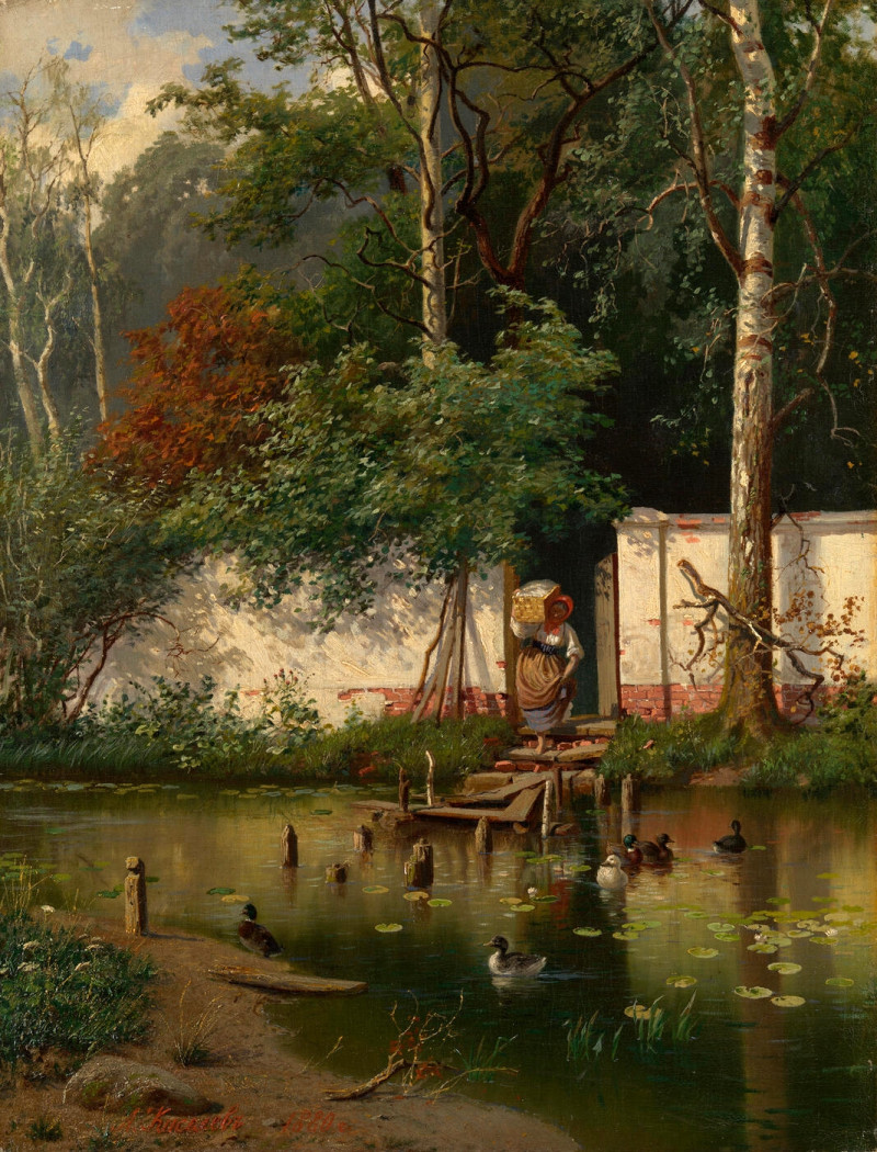 У пруда, 1881.jpg