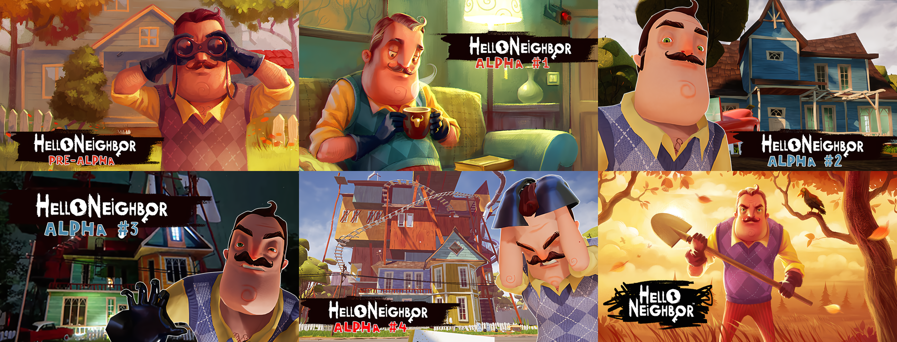 [Некондиционн ая раздача] Hello Neighbor (Pre-Alpha, Alpha 1-2-3-4)