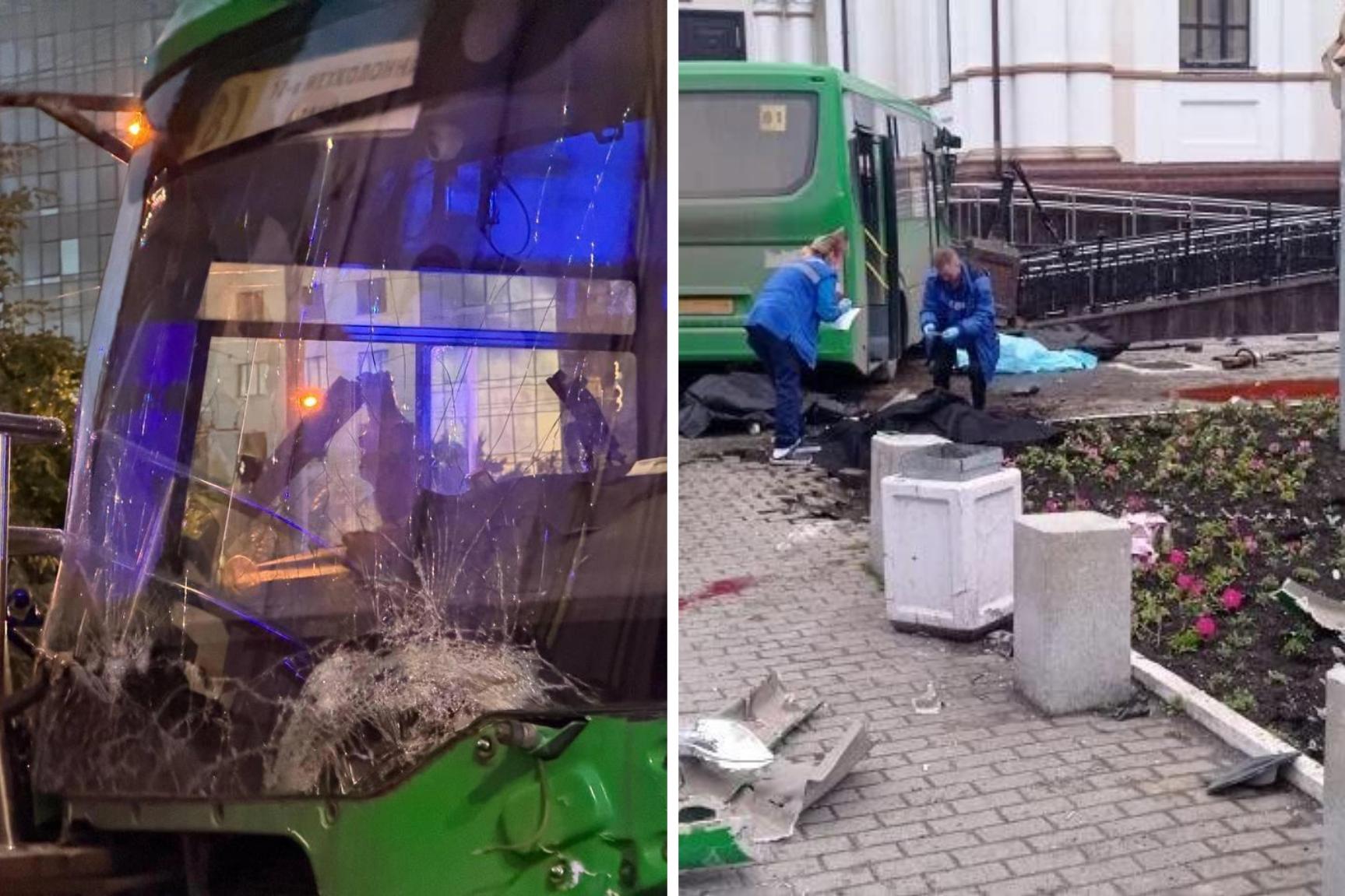 ДТП в Екатеринбурге: автобус сбил четырех человек у храма