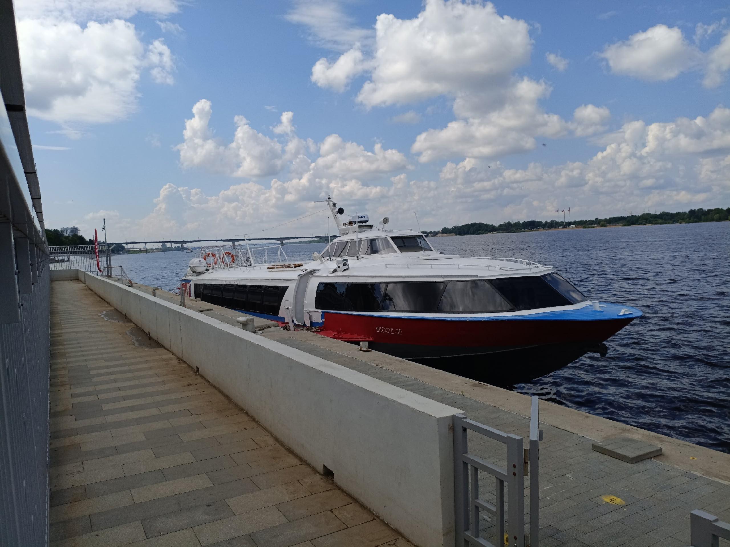 Судно на подводных крыльях «Восход-50» вернулось в Пермь после ремонта