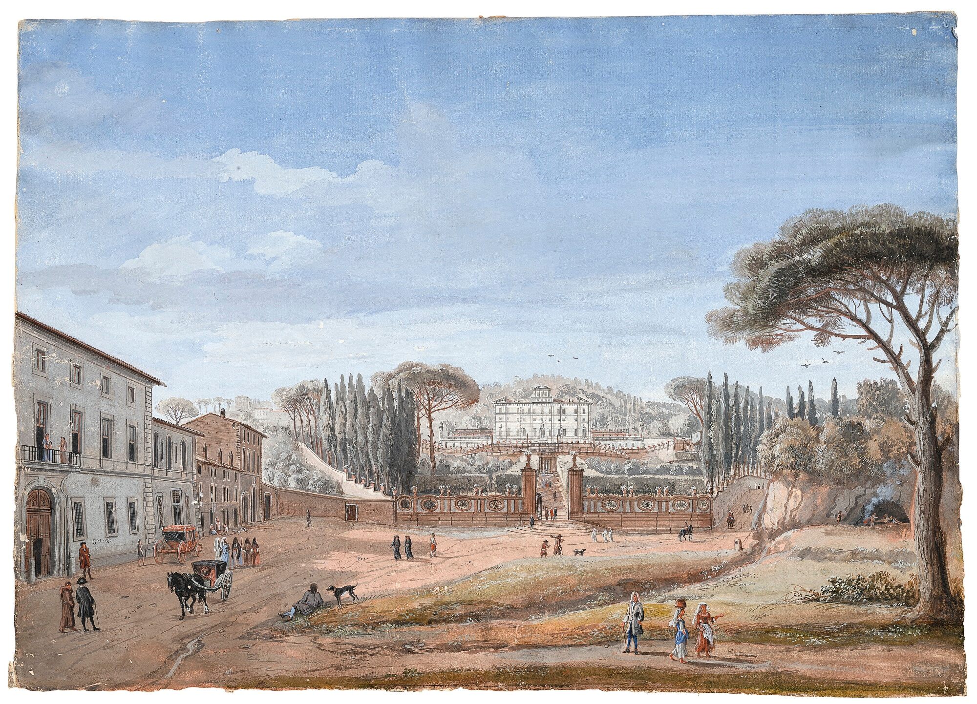 28VIEW OF THE VILLA ALDOBRANDINI, FRASCATI.jpg