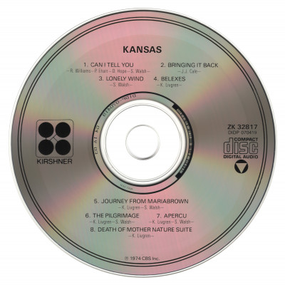 Kansas - Kansas (1974) [ZK 32817]